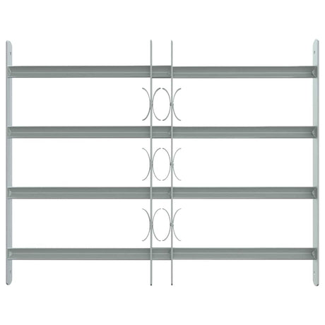 Protection de la fenêtre Vidaxl réglable avec 4 rods croisés 500-650 mm