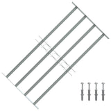 Protection de fenêtre Vidaxl réglable avec 4 rods croisés 700-1050 mm