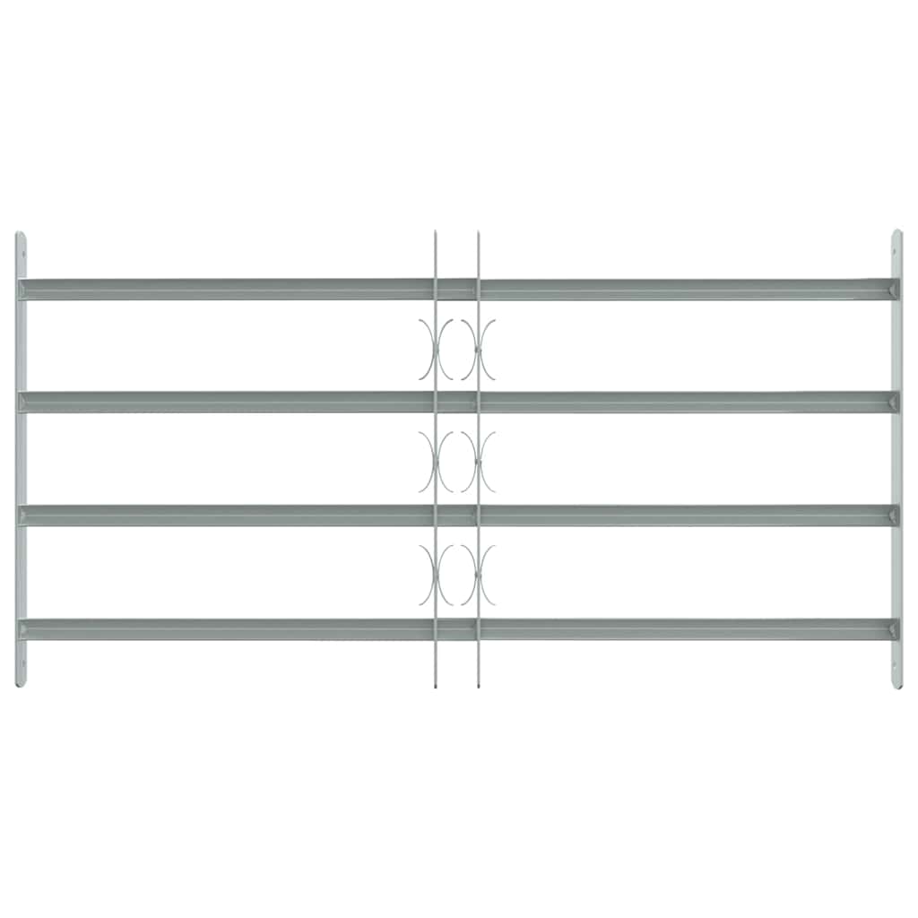 Protection de fenêtre Vidaxl réglable avec 4 rods croisés 700-1050 mm