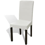 Vidaxl 6 STED Couverte Crème Stretch Stretch - Color