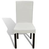 Vidaxl 6 STED Couverte Crème Stretch Stretch - Color