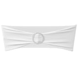 VidaXL ruban de chaise décoratif avec un diamant 25 pièces (blanc)