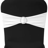 VidaXL ruban de chaise décoratif avec un diamant 25 pièces (blanc)