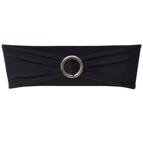 VidaXL ruban de chaise décoratif avec un diamant 25 pièces (noir)