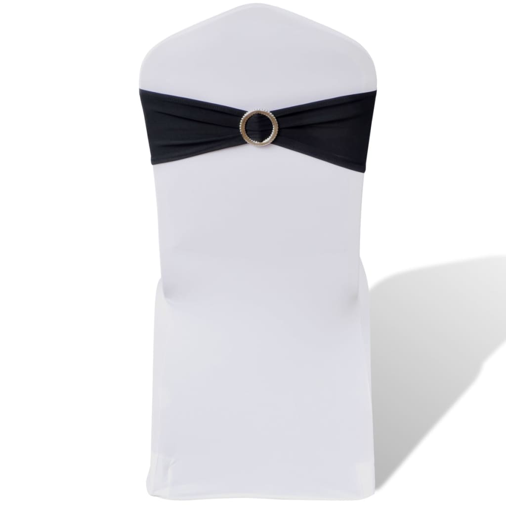 VidaXL ruban de chaise décoratif avec un diamant 25 pièces (noir)