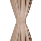 Rideaux vidaxl avec des emplacements 135 x 245 cm crème 2 sts