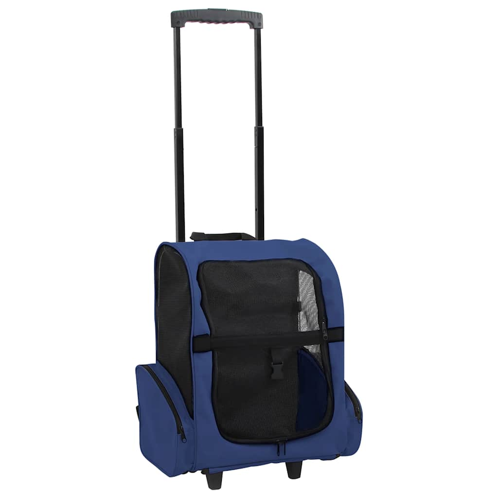 Vidaxl Pet Rolley Collapsible Blue