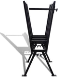 VidaXL sawbok for woodworking powder -coated black