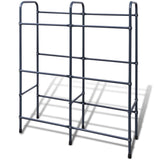 Vidaxl storage rack for 6 crates of steel