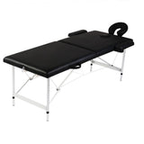 Table de massage vidaxl avec 2 zones