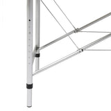 Vidaxl Massage pliable Tableau 3 zones avec cadre en aluminium (bleu)