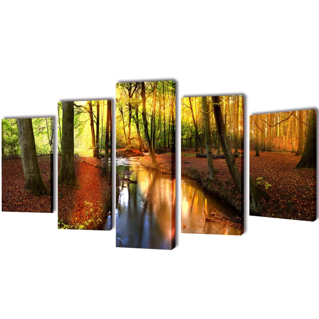 Vidaxl WALL Drécken Set Forest 200 x 100 cm