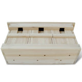 Vidaxl Nest Box for House Sparrow 44 x 15,5 x 21,5 cm