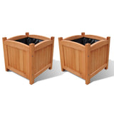 Les planteurs Vidaxl ont relevé 2 PCS 30x30x30 cm en bois