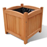 Les planteurs Vidaxl ont relevé 2 PCS 30x30x30 cm en bois