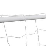 Gol w piłce nożnej vidaxl z netto 182x61x122 cm stalowa biała