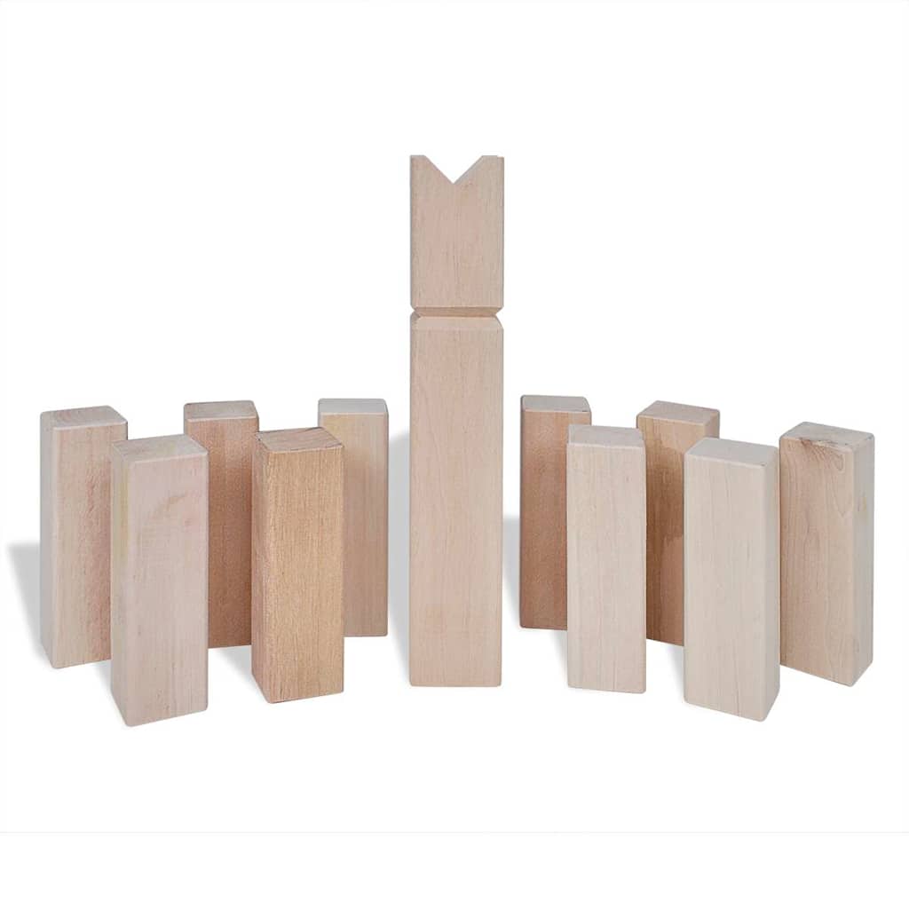 Ensemble de jeux Vidaxl Wooden Kubb