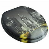 Vidaxl Toilet Seat de MDF avec New York Dessin