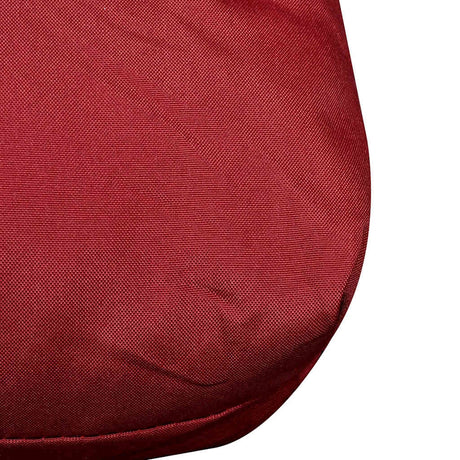 Vidaxl dos coussin rembourré 120x40x10 cm de vin rouge