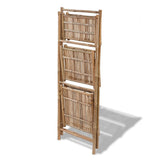 Vidaxl Plant Rack Bamboo pliable à 3 couches