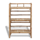 Vidaxl Plant Rack Bamboo avec 3 planches