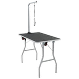 Vidaxl Portable Dog Dog Deal Table avec roues