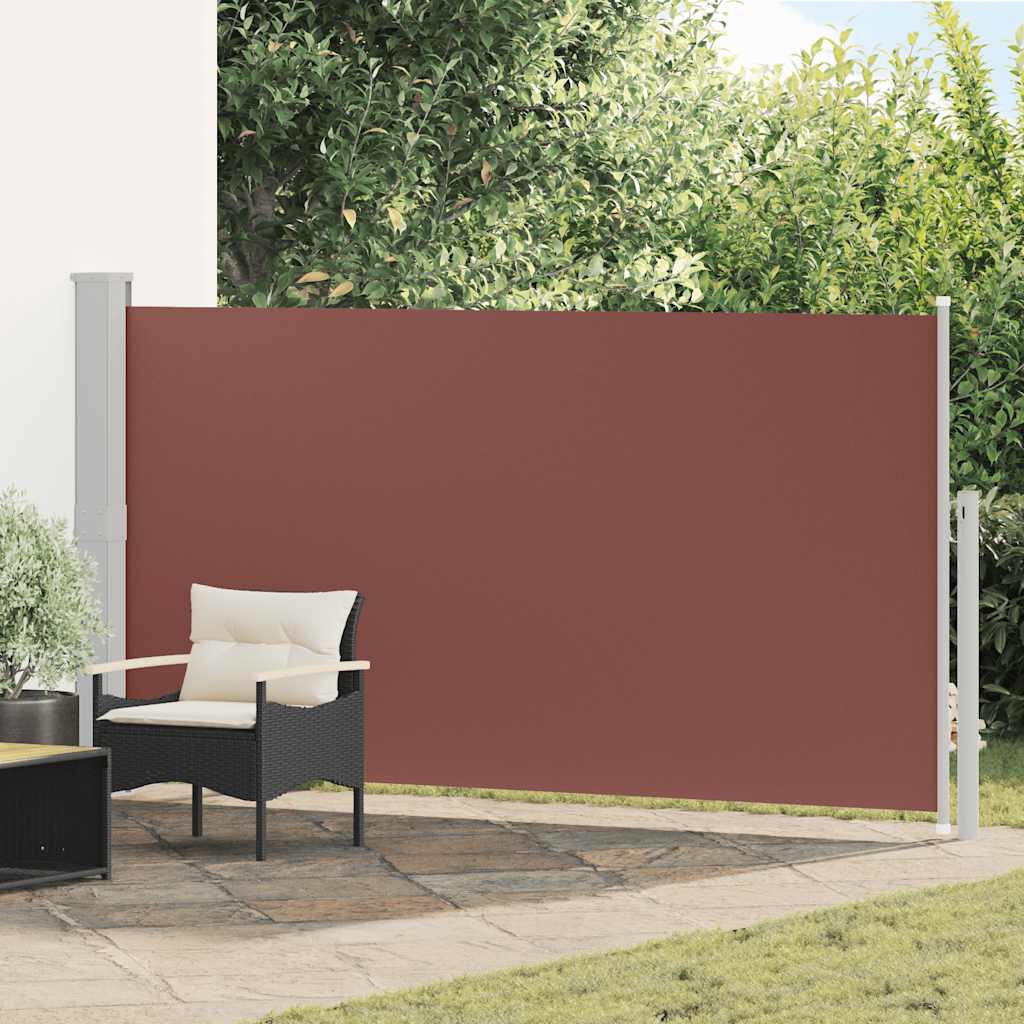 Écran de jardin vidaxl extensible 160x300 cm brun