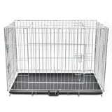 VidaXL Dog Bank Collapsible XL Metal