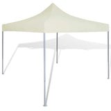 Vidaxl PartyTent pliable 3x3 m crème