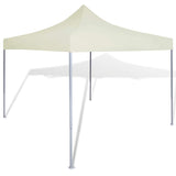 Vidaxl PartyTent Skládací 3x3 m krém