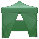 Tente pliante vidaxl avec 4 parois latérales 3x3 m vert