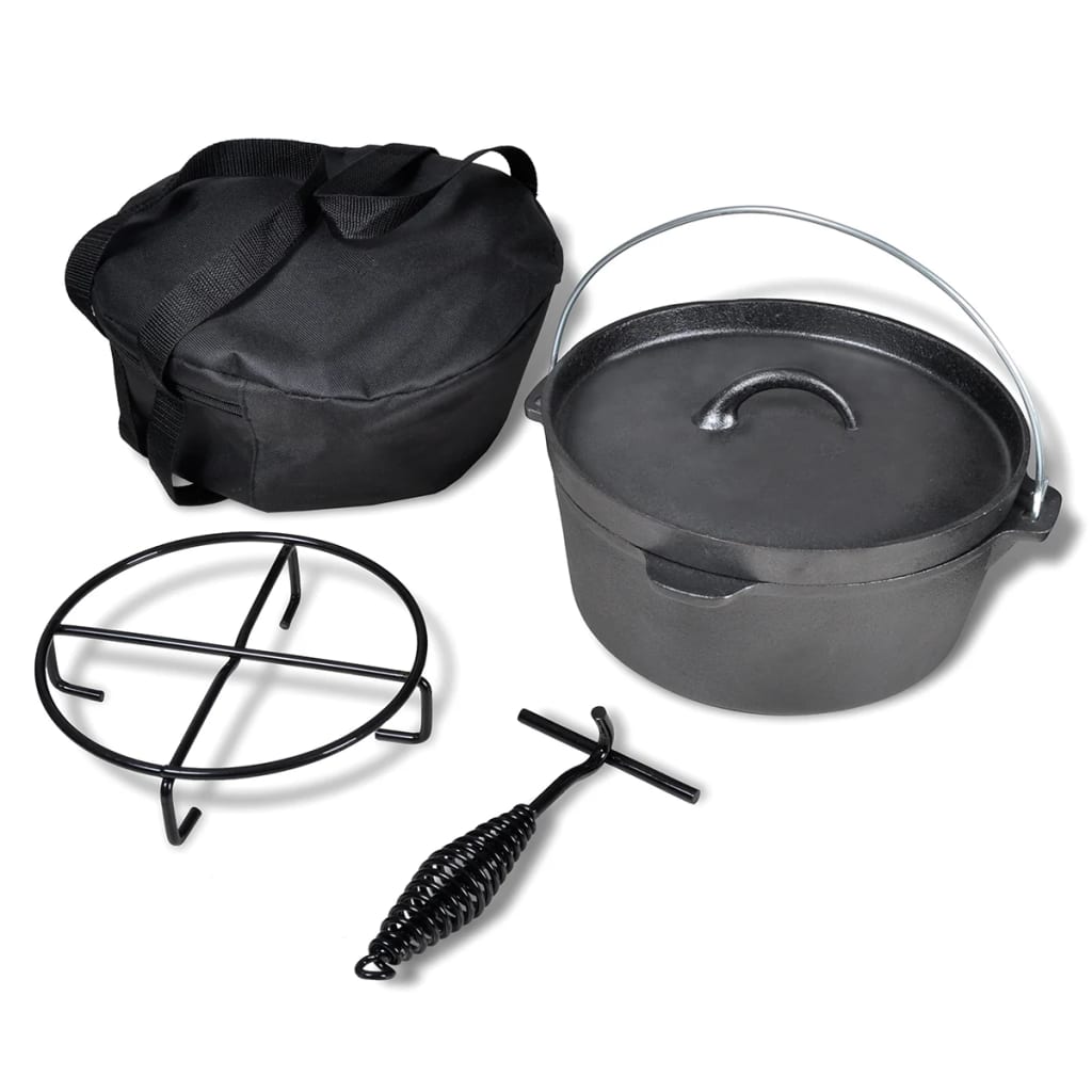 Vidaxl Braadpan 4.2 L incluyendo accesorios