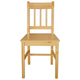 Vidaxl eetkamerstoelen 6 st grenenhout