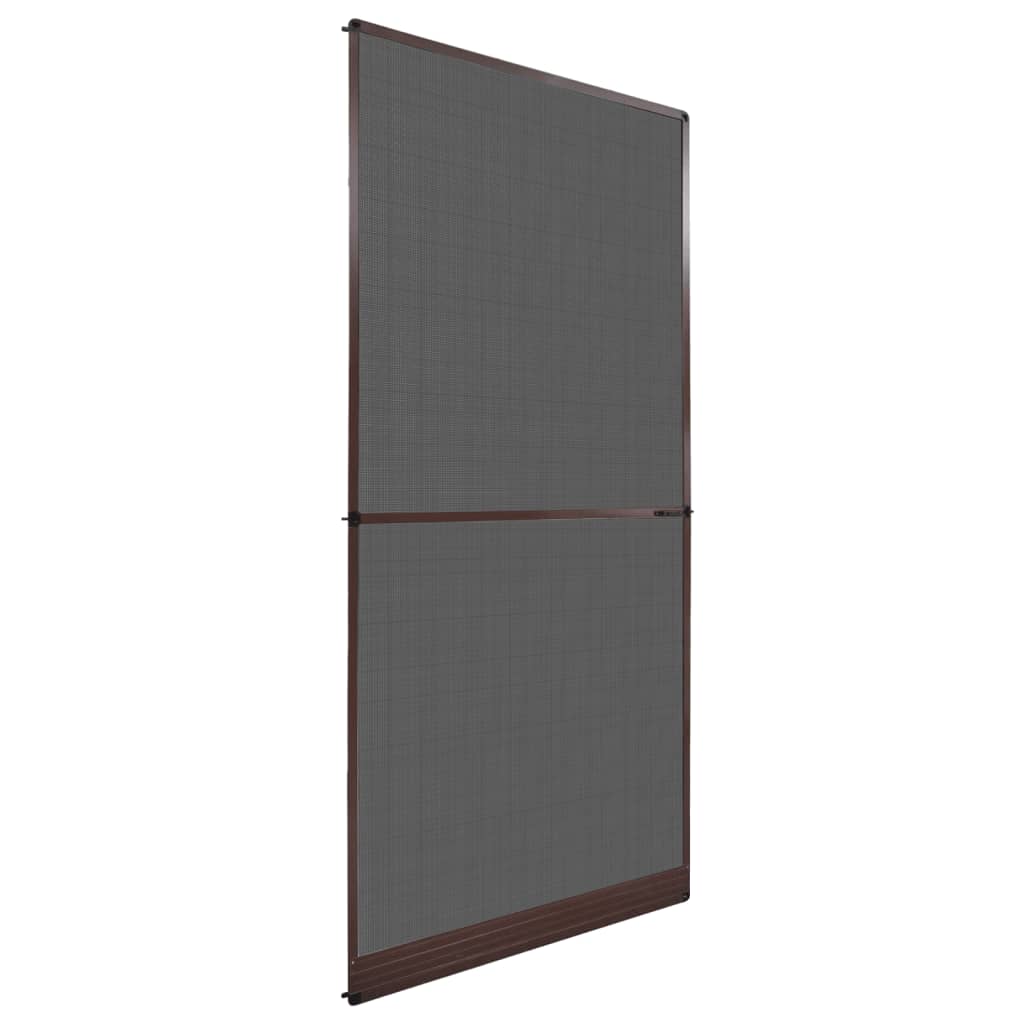 Porta dello schermo Vidaxl con cerniere 100x215 cm marrone