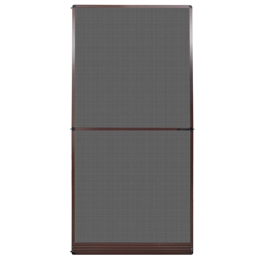 Vidaxl screen door with hinges Brown 120 x 240 cm