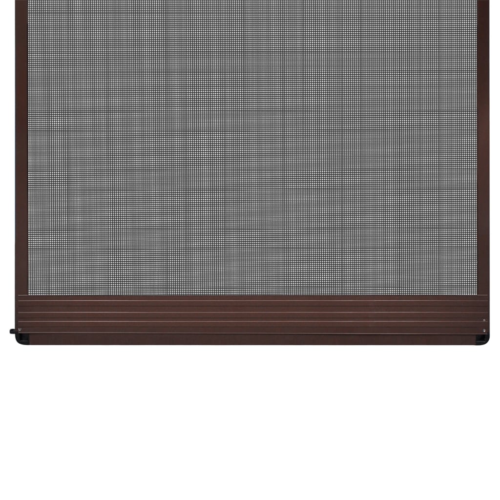 Vidaxl screen door with hinges Brown 120 x 240 cm