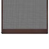 Vidaxl screen door with hinges Brown 120 x 240 cm