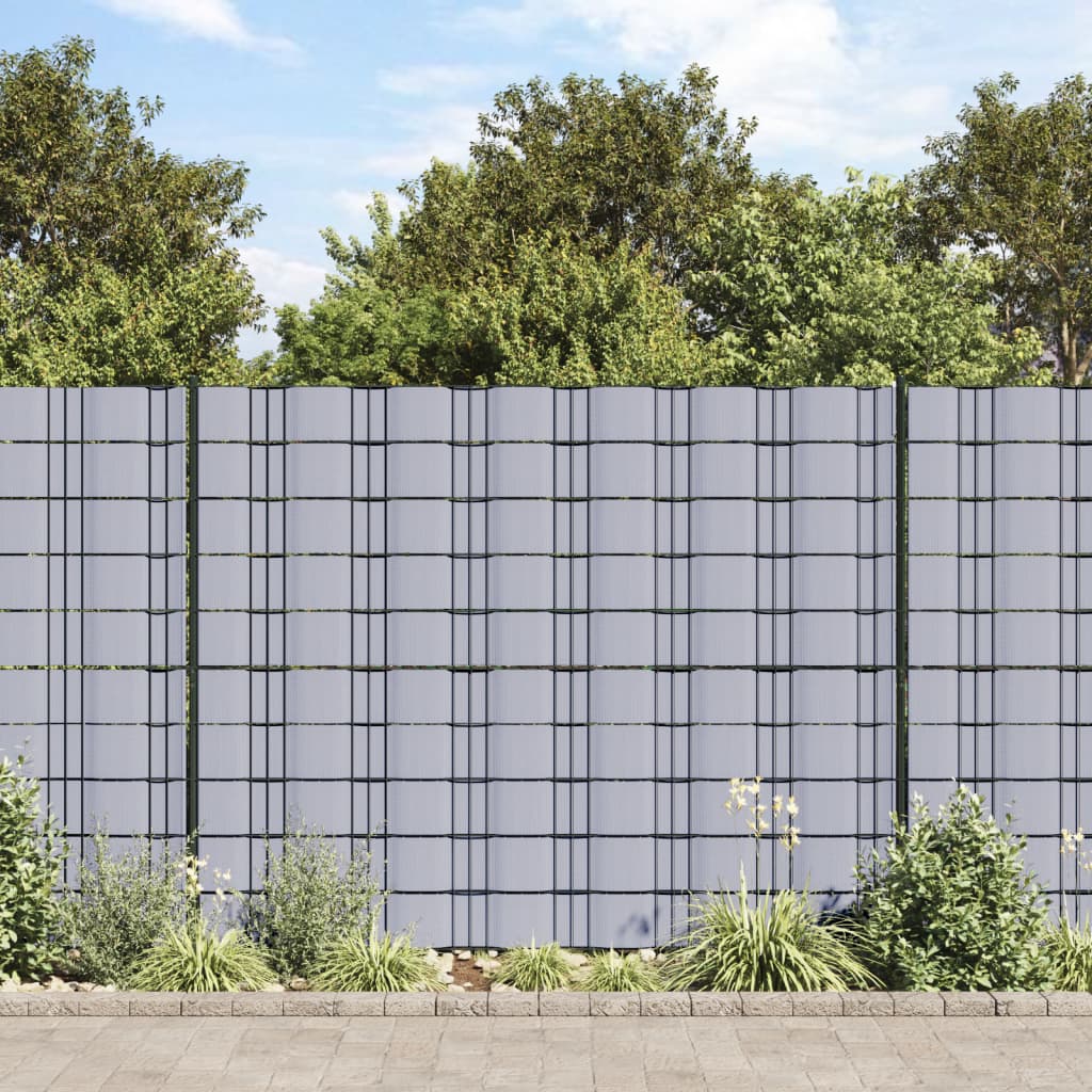 Écran de jardin Vidaxl 70x0.19 M PVC Gris clair