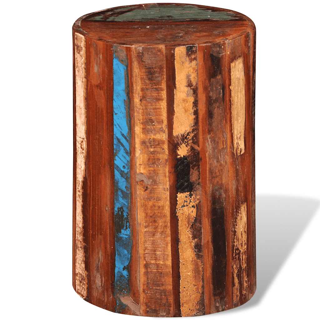 Vidaxl kruk massief gerecycled hout