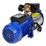 Pompe à jet vidaxl avec niveau d'eau 1300 W 5100 L U (bleu)
