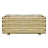 VidaXL Plantenbak verhoogd rechthoekig 100x50x40 cm hout