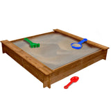 Vidaxl Sandbox Madera cuadrada