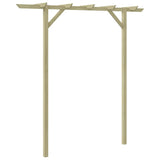 Vidaxl Pergola 205x40x203 cm træ