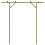 Vidaxl Pergola 205x40x203 cm træ