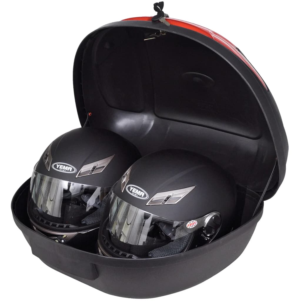 VIDAXL Top Case pour motos 72 L pour 2 casques