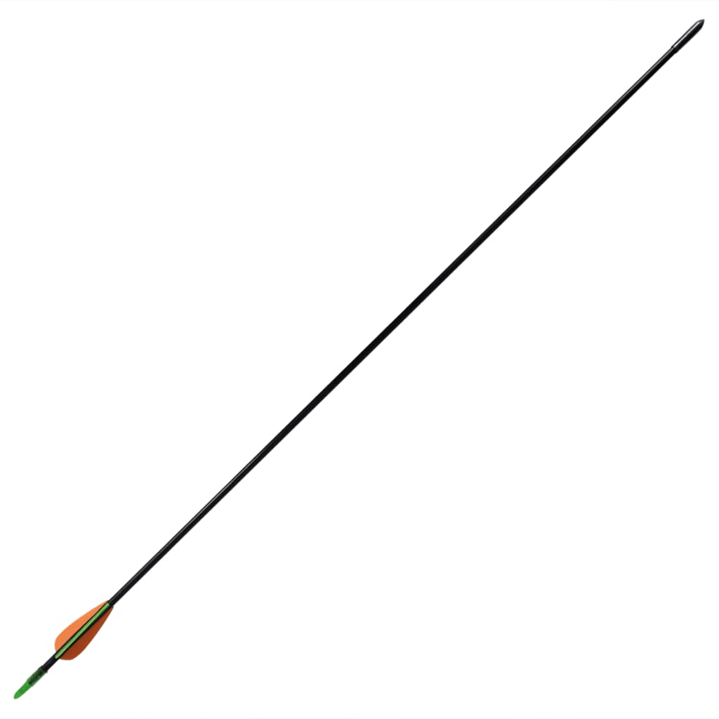 Norme Vidaxl Recurveboog avec des flèches 30 0,6 cm Fiber Optic 12 pièces