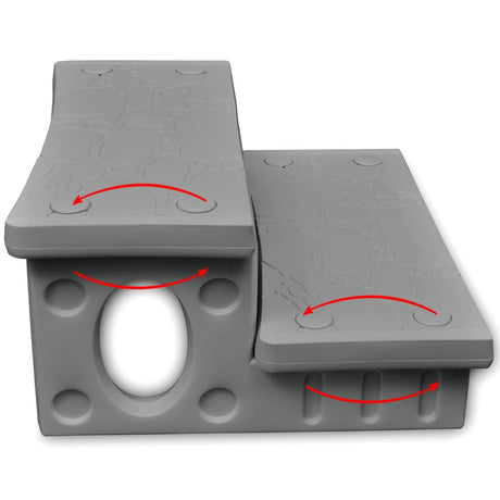 Vidaxl gris gris éclaboussant