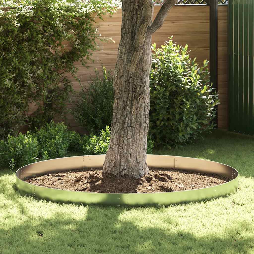 Vidaxl 10 st grasboard flexible 100x14 cm en acier galvanisé