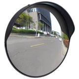 Vidaxl Traffic Mirror pour extérieur 30 cm PC PLASTIQUE NOIR