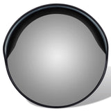 Vidaxl Traffic Mirror pour extérieur 30 cm PC PLASTIQUE NOIR